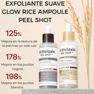 Exfoliante Peel Shot- Arroz Blanco y Arroz Negro