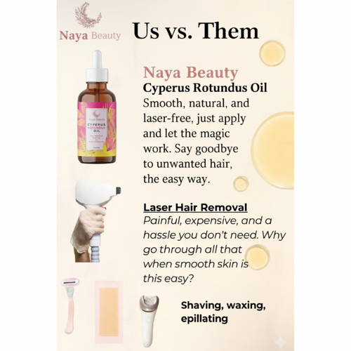 Naya Cyperus Rotundus Oil for Hair Removal