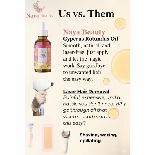 Naya Cyperus Rotundus Oil for Hair Removal