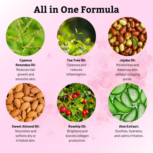 Naya Cyperus Rotundus Oil for Hair Removal