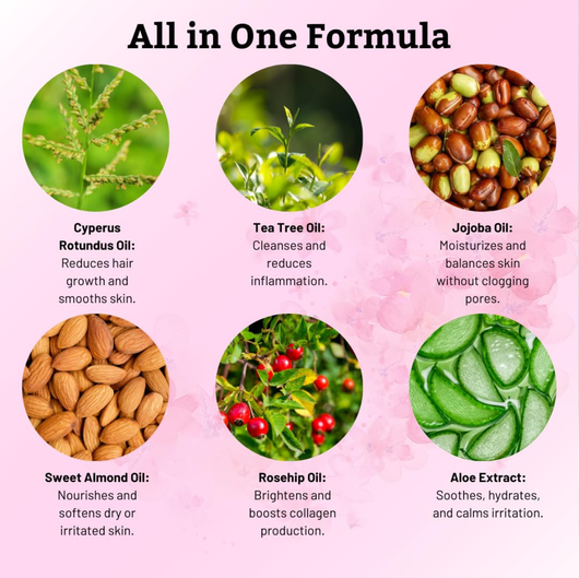 Naya Cyperus Rotundus Oil for Hair Removal